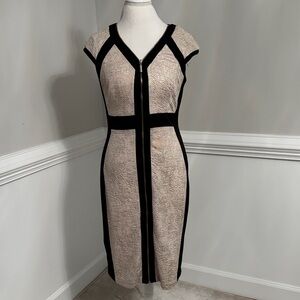 Jax Black and Beige Dress